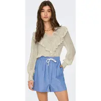 ONLY Blouse 'ONLELEANOR' donkerbeige