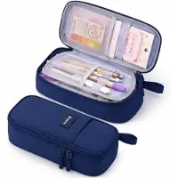 BOTC Etui - Pennenzak voor jongens en meisjes - etuis voor school – pennenzak - schoolspullen - Marineblauw