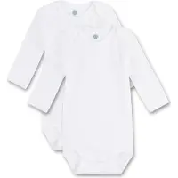 Sanetta Baby Lichamen 1/1 Arm Wit -dubbelpakje- | Maat: 56