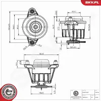 ESEN SKV 75SKV402 Motorsteunlager