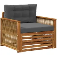 vidaXL Buiten Midden Sofa Naturel