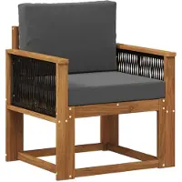 vidaXL Buiten Midden Sofa Massief Acacia Hout Naturel