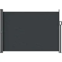 vidaXL Uittrekbaar Zijscherm 120 x 300 cm 100% polyester, ijzer, staal