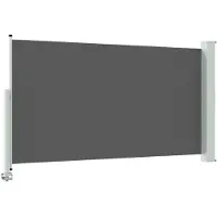 vidaXL Zijkant luifel 160 x 300 cm Rechthoekig Antraciet