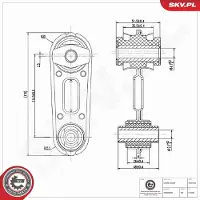 ESEN SKV 75SKV403 Motorsteunlager