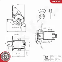 ESEN SKV 75SKV375 Motorsteunlager
