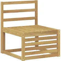 vidaXL Buiten bank set 5 st Wit Massief Acacia Hout