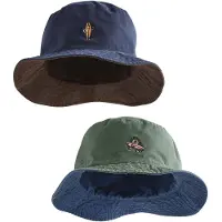 Next Hoed navy / groen