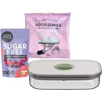 Berghoff & FRIENDS | Food2Smile + Smart Seal 0.70L Mellow Marshmallows - Cherry Berry Burst - Transparant -