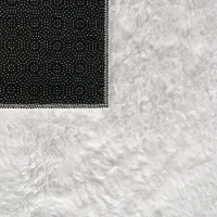 TT Home Woonkamer hoogpolig tapijt imitatiebont moderne effen kleuren pluizig zacht 80 x 300 cm Rechthoek 80 x 300 cm Rechthoek wit