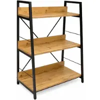 Begryf - Opbergrek - eikenkleur - 3 legplanken - 61x35x84 cm