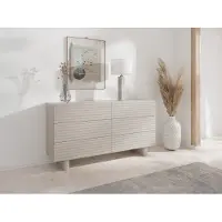 Vente-unique Ladekast met 6 lades - Mdf - Beige - LUDIMA