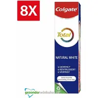 Colgate 8 x - Tandpasta - Total - Natural White - 75ml