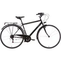 Denver Trekking Fiets 28 inch Zwart Staal - Ideaal voor Stad & Uitjes