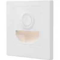 BES LED LED Trapspot met Bewegingssensor - Brinton Lumostep - Inbouw Trapverlichting Vierkant Wit - 3W 90lm - Helder/Koud Wit 6500K