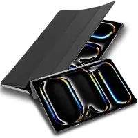 Cadorabo Tablet Hoesje geschikt voor iPad 13 Pro 2024 in Satijnzwart