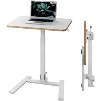 Leitz Opvouwbaar Zit Sta Bureau 65 X 48 Cm - Compact Laptop Bureau Met Handgreep - Lichtgewicht En Draagbaar - Ergonomisch Design - Ideaal Voor Thuiskantoor - Wit