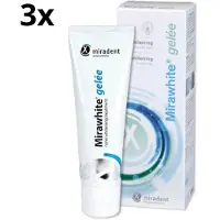 Miradent Tandreinigingsgel Mirawhite - 3 x 100 ml - Voordeelverpakking