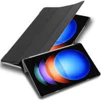 Cadorabo Tablet Hoesje geschikt voor Xiaomi Pad 6S Pro 12.4 in Satijnzwart