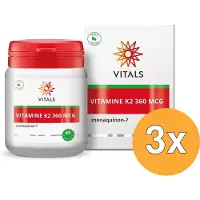 Vitals 3x Vitamine K2 360Mcg (60 capsules)