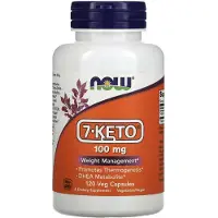 Now Foods 7-Keto 100 mg – 120 Vegetarische Capsules | 7-Keto DHEA Supplement / Dietary Supplement