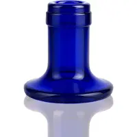 Rebottled - Candleholder N°1 - Blue