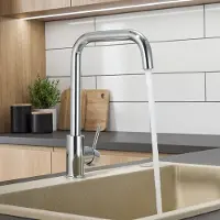 CECIPA MAX Keukenkraan - Gebürstet - 360° Draaibaar - 40% Waterbesparing - Keramische Cartouche - 50.000 Cycli Cartouche