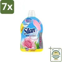 Silan 7 x Professional - Wasverzachter - Passie voor Rozen - 125 Wasbeurten - 2.75L - Grootverpakking - Wasverzachter - Rozengeur - Textiel Verzachter - Wasgoed Verzachter - Zachte Kleding