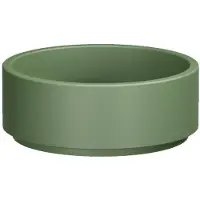 Kerasan Oke Keramische waskom, Ø40cm, mat groen