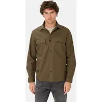 Camel active Overshirt met zakken - Maat menswear-6XL - Olijfgroen