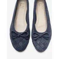 Forever & Always Nopos Leren Cap Toe Ballerina