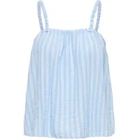 ONLY Top 'ONLThyra' lichtblauw / wit