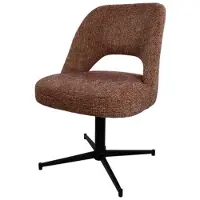 MySons Eetkamerstoel Maxima Field Hazel 170 - Hazelnoot bruin - draaibaar 360 - eetkamerstoelen set van 2