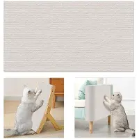OEM Kartonnen krabpaal voor katten, zelfklevend, 40x100 cm, warmwit, beschermt meubels