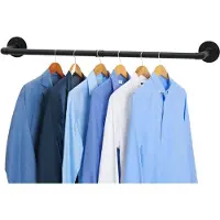 Unyqoos Industriële wandgarderobe van 92 cm voor slaapkamer met vintage uitstraling