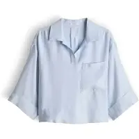 Opus Blouse 'Felmara' lichtblauw