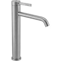 REA - Rivo - Wastafelkraan - Geborsteld Nikkel High - 15,5X5X28Cm