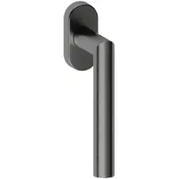 Hardbrass Raamkruk draaikiep Toledo ovaal - PVD gun metal