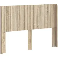 vidaXL Hoofdbord Sonoma Eiken Bewerkt hout