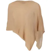 Sarlini Zomer Knit Poncho Zand