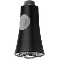 Sapho Uittrekbare handdouche voor keukenkraan 1/2", 2 standen, mat zwart