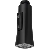 Sapho Uittrekbare handdouche voor keukenkraan 1/2", 2 standen, mat zwart