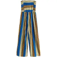 Next Jumpsuit blauw / donkerblauw / geel / olijfgroen