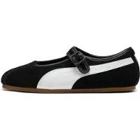 Puma Tacklette sneakers voor Dames, Zwart/Wit, Maat 36