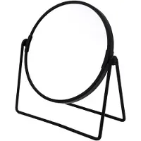 RIDDER SUMMER make-upspiegel, diameter 160mm, dubbelzijdig, zwart