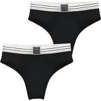 Björn Borg Original Highwaist Briefs 2-pack Zwart | Maat: L