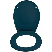 Unyqoos Ovaal toiletdeksel met zachte sluiting en antibacteriële afwerking voor comfort
