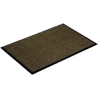 Unyqoos Bruine deurmat voor binnengebruik met antislip en vuilvangfunctie 40x60 cm