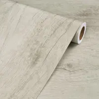 Unyqoos Waterdichte Zelfklevende Houtlook Folie voor Meubels en Keukenoppervlakken