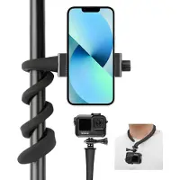 Unyqoos Veelzijdige flexibele houder voor smartphone en camera op fiets of kinderwagen